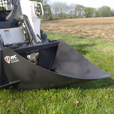 skid steer scoop size|FFC Tree Scoop Attachment .